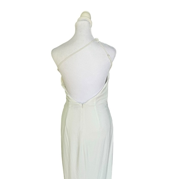 Katie May x Revolve - Brittany Gown in Silver Dusted Ivory Sz M - Picture 8 of 12